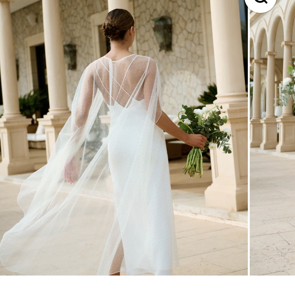 Lady Pipa Dot Bridal Cape
